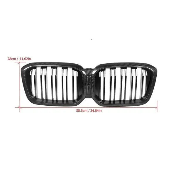 Car Craft Front Bumper Grill Compatible With Bmw X3 Series