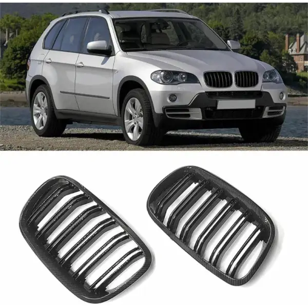 Car Craft Front Bumper Grill Compatible With Bmw X5 E70