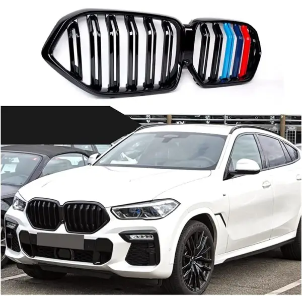 Car Craft Front Bumper Grill Compatible With Bmw X6 G06