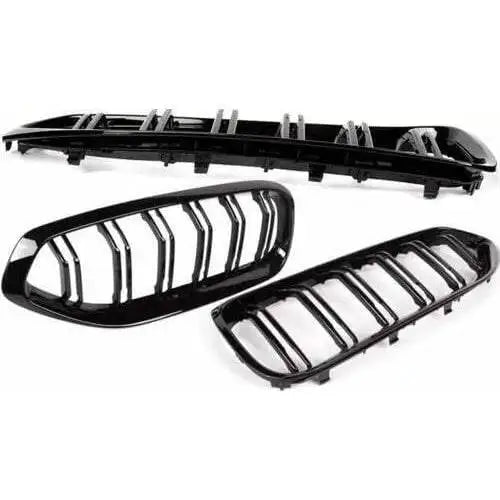 Matte Black Kidney Grille Pair For BMW Z4 E85 E86 Coupe & Roadster 2003-2008