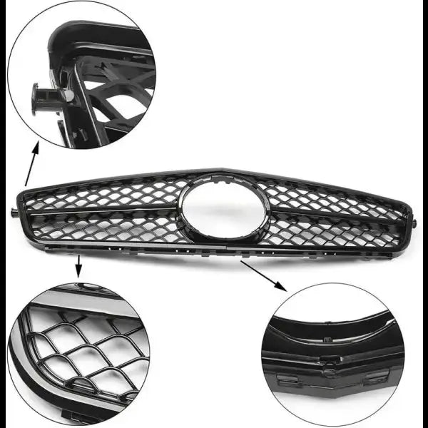 Car Craft Front Bumper Grill Compatible With Mercedes Benz