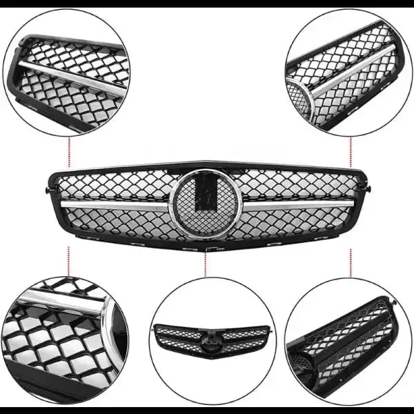 Car Craft Front Bumper Grill Compatible With Mercedes Benz