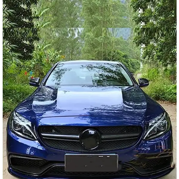 Car Craft Front Bumper Grill Compatible With Mercedes Benz C