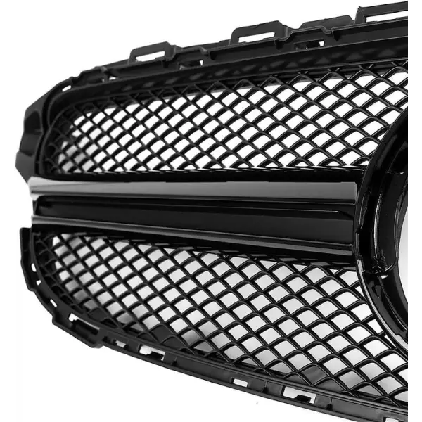 Car Craft Front Bumper Grill Compatible With Mercedes Benz C