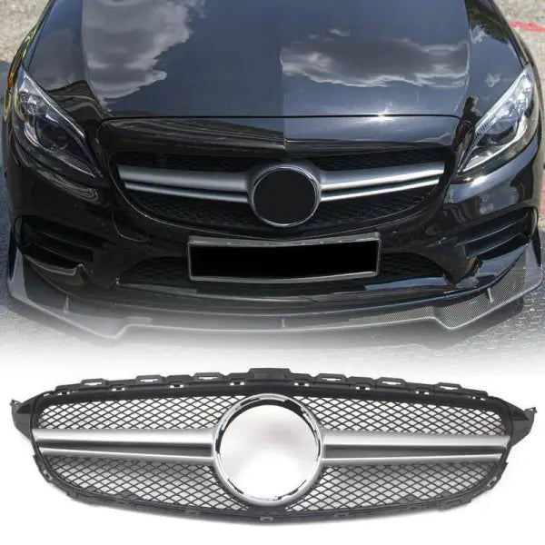 Car Craft Front Bumper Grill Compatible With Mercedes Benz