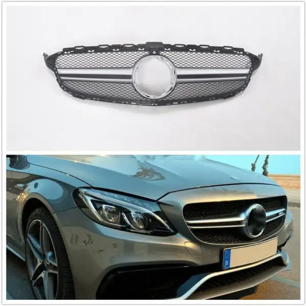 Car Craft Front Bumper Grill Compatible With Mercedes Benz