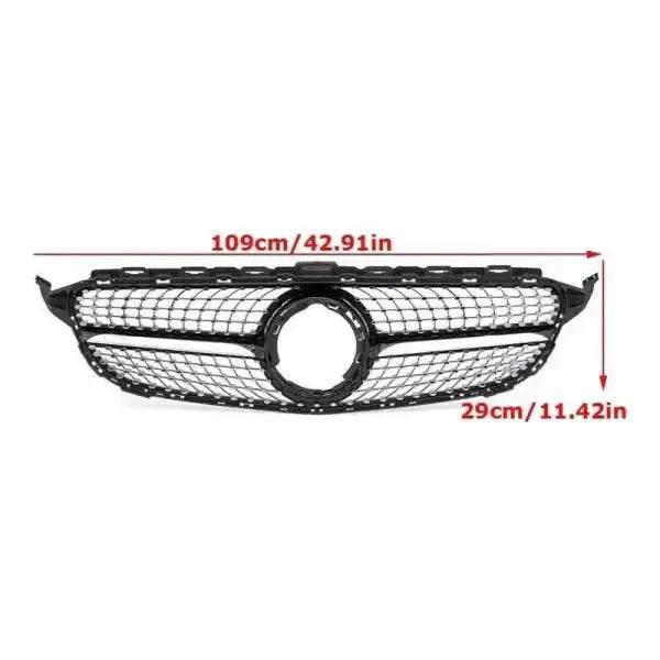 Car Craft Front Bumper Grill Compatible With Mercedes Benz