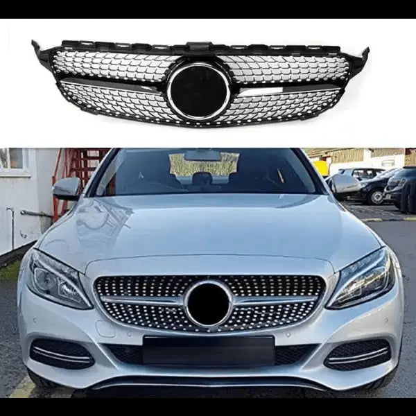 Car Craft Front Bumper Grill Compatible With Mercedes Benz