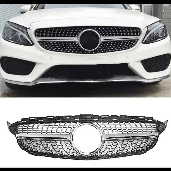 Car Craft Front Bumper Grill Compatible With Mercedes Benz