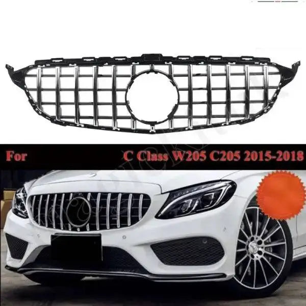 Car Craft Front Bumper Grill Compatible With Mercedes Benz