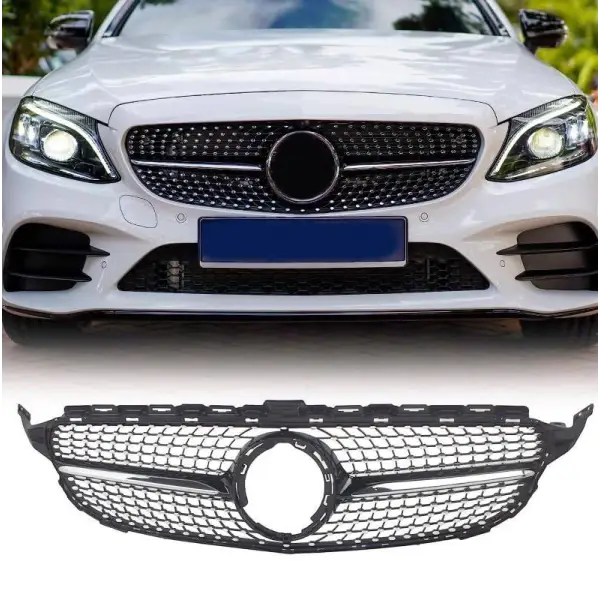 Car Craft Front Bumper Grill Compatible With Mercedes Benz