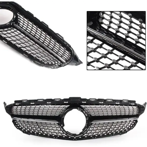 Car Craft Front Bumper Grill Compatible With Mercedes Benz