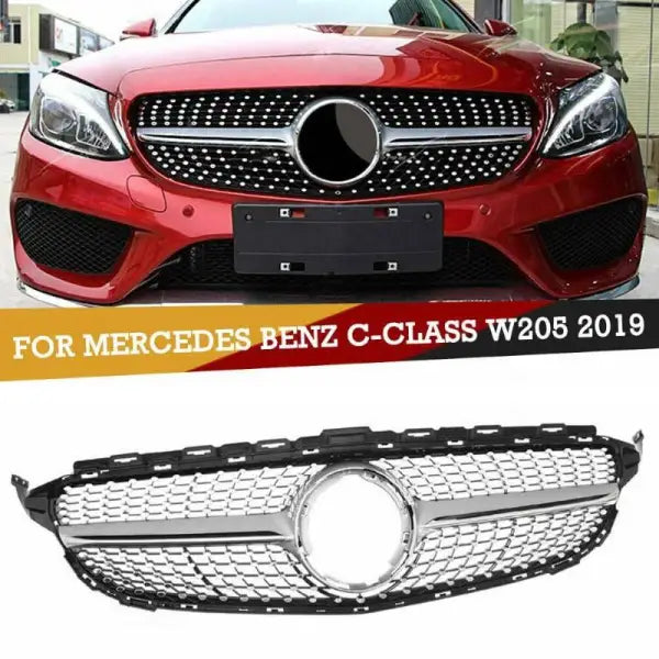 Car Craft Front Bumper Grill Compatible With Mercedes Benz