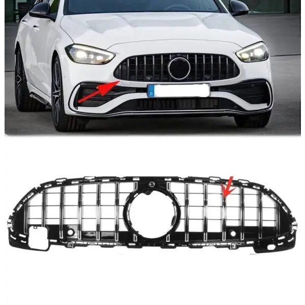 Car Craft Front Bumper Grill Compatible With Mercedes Benz