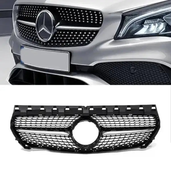 Car Craft Front Bumper Grill Compatible With Mercedes Benz