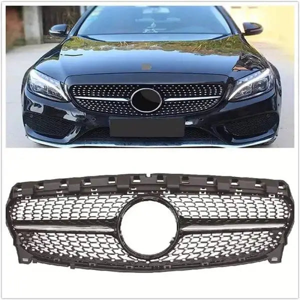 Car Craft Front Bumper Grill Compatible With Mercedes Benz