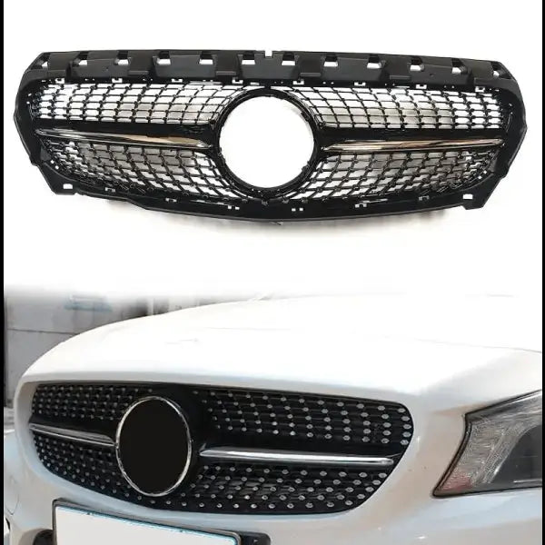 Car Craft Front Bumper Grill Compatible With Mercedes Benz