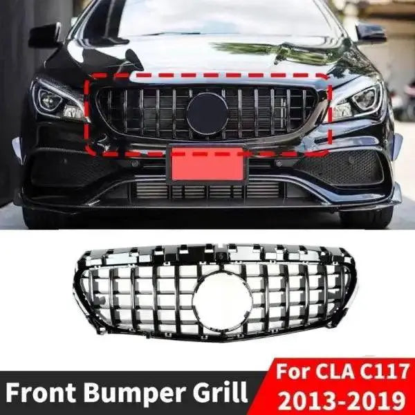 Car Craft Front Bumper Grill Compatible With Mercedes Benz