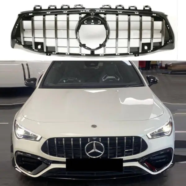 Car Craft Front Bumper Grill Compatible With Mercedes Benz