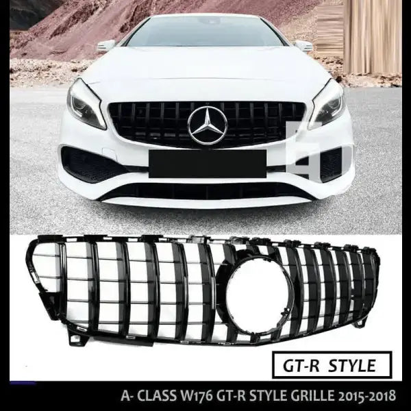 Car Craft Front Bumper Grill Compatible With Mercedes Benz