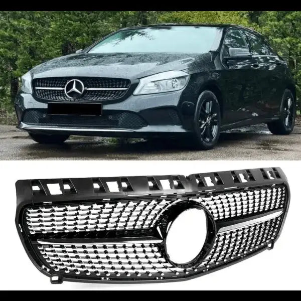 Car Craft Front Bumper Grill Compatible With Mercedes Benz