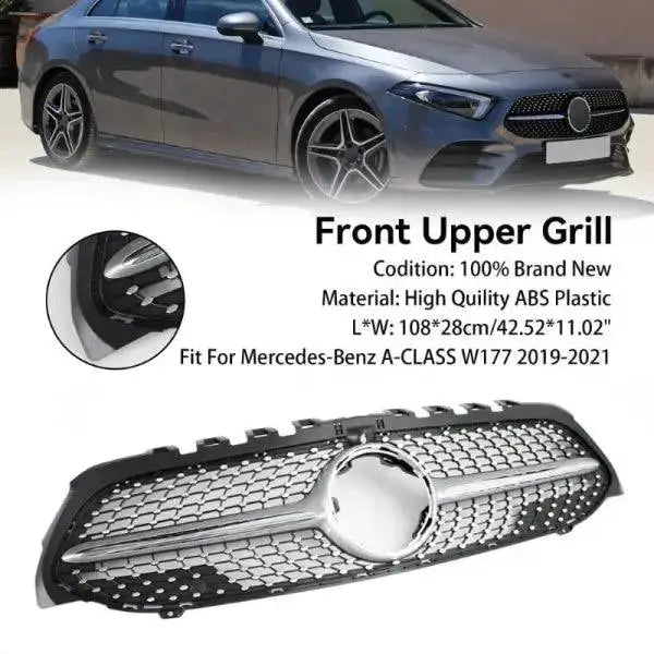 Car Craft Front Bumper Grill Compatible With Mercedes Benz