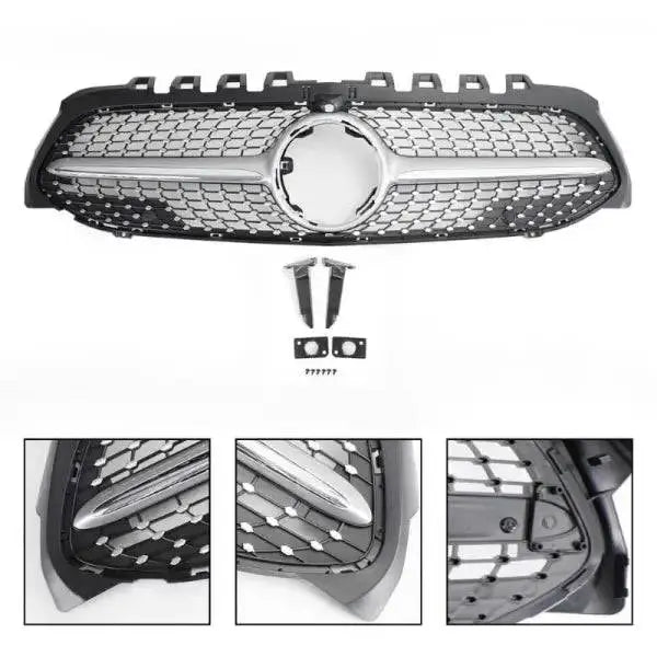 Car Craft Front Bumper Grill Compatible With Mercedes Benz