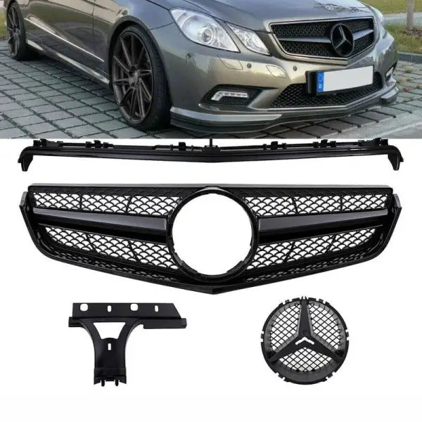 Car Craft Front Bumper Grill Compatible With Mercedes Benz