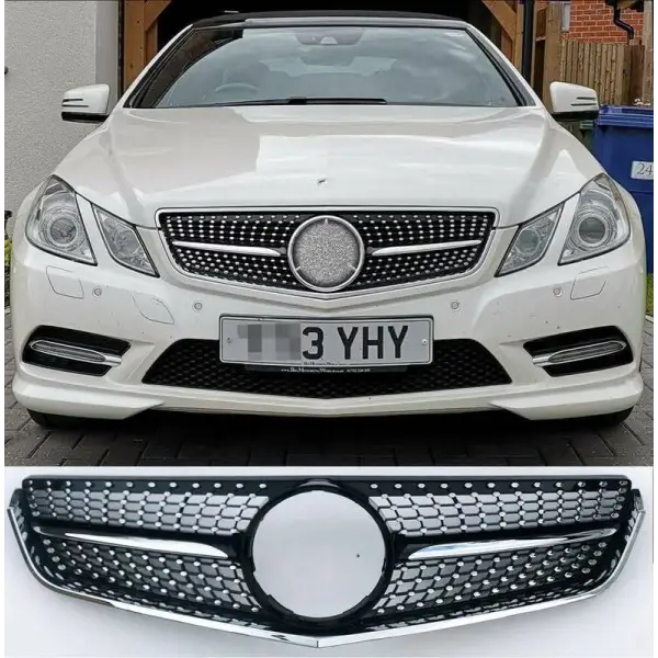 Car Craft Front Bumper Grill Compatible With Mercedes Benz