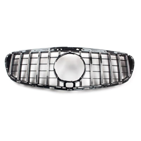 Car Craft Front Bumper Grill Compatible With Mercedes Benz E Class W212 2013-2016 Front Bumper Grill W212 Grill Gtr Silver Lci - CAR CRAFT INDIA