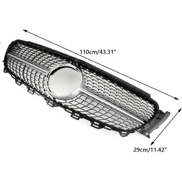 Car Craft Front Bumper Grill Compatible With Mercedes Benz