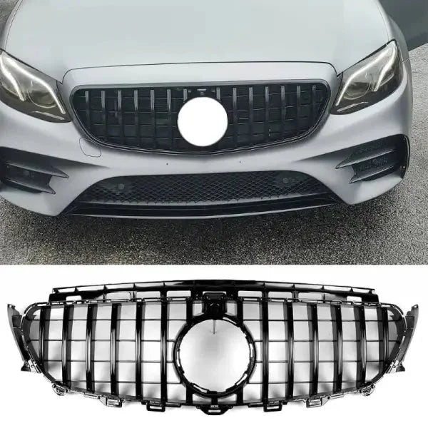 Car Craft Front Bumper Grill Compatible With Mercedes Benz E Class W213 2016-2021 Front Bumper Grill W213 Grill Gtr Black - CAR CRAFT INDIA