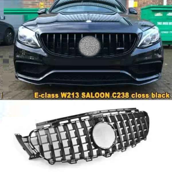 Car Craft Front Bumper Grill Compatible With Mercedes Benz E Class W213 2016-2021 Front Bumper Grill W213 Grill Gtr Black CC-1738 - CAR CRAFT INDIA