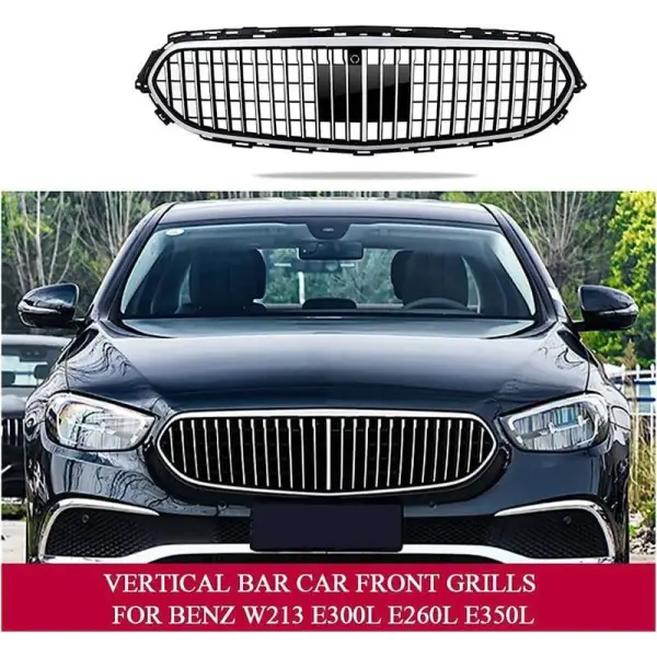 Car Craft Front Bumper Grill Compatible With Mercedes Benz