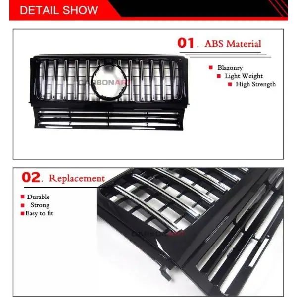 Car Craft Front Bumper Grill Compatible With Mercedes G