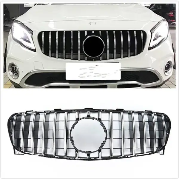 Car Craft Front Bumper Grill Compatible With Mercedes Gla