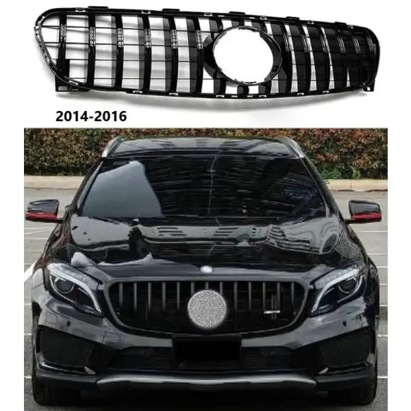 Car Craft Front Bumper Grill Compatible With Mercedes Gla