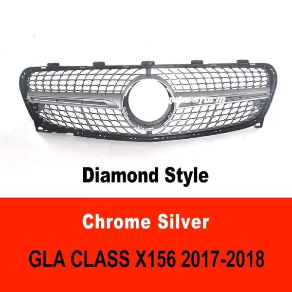 Car Craft Front Bumper Grill Compatible With Mercedes Gla