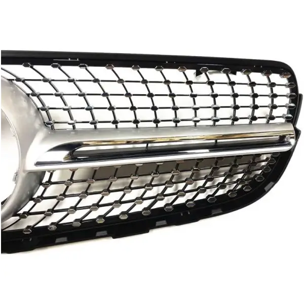 Car Craft Front Bumper Grill Compatible With Mercedes Glc