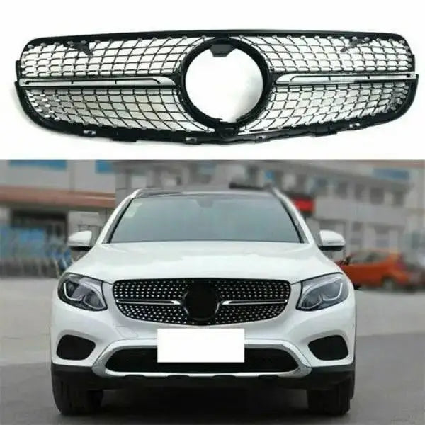 Car Craft Front Bumper Grill Compatible With Mercedes Glc