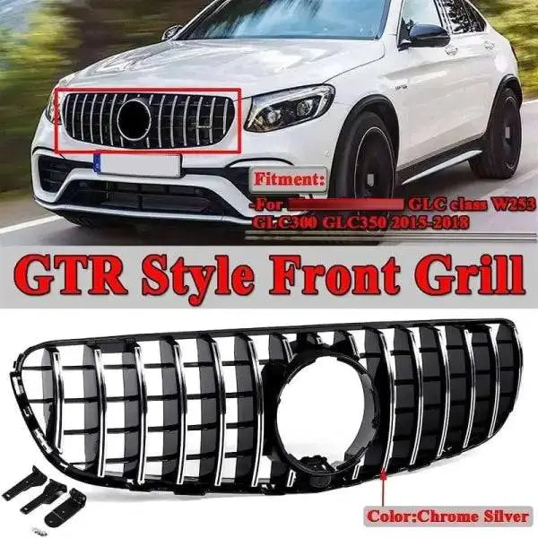 Car Craft Front Bumper Grill Compatible With Mercedes Glc