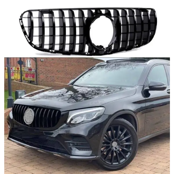 Car Craft Front Bumper Grill Compatible With Mercedes Glc