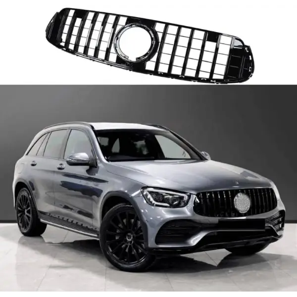 Car Craft Front Bumper Grill Compatible With Mercedes Glc