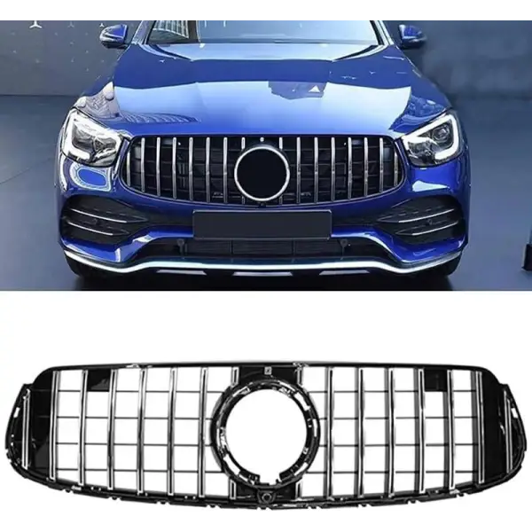 Car Craft Front Bumper Grill Compatible With Mercedes Glc