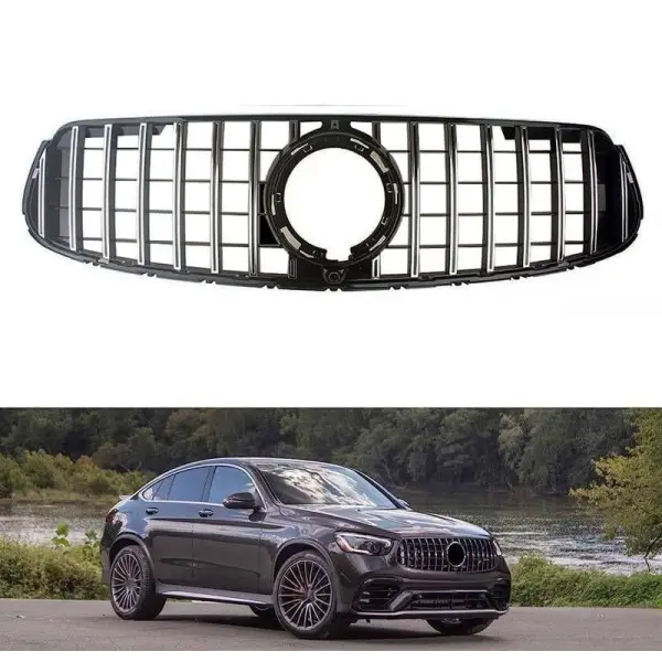 Car Craft Front Bumper Grill Compatible With Mercedes Glc