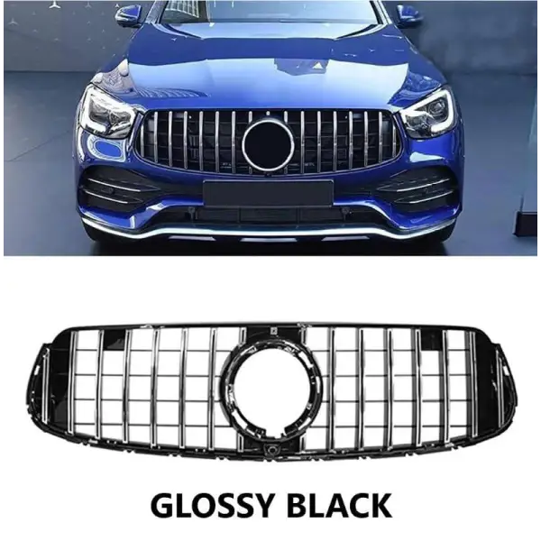 Car Craft Front Bumper Grill Compatible With Mercedes Glc