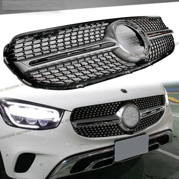 Car Craft Front Bumper Grill Compatible With Mercedes Glc