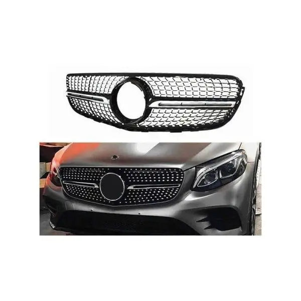 Car Craft Front Bumper Grill Compatible With Mercedes Glc