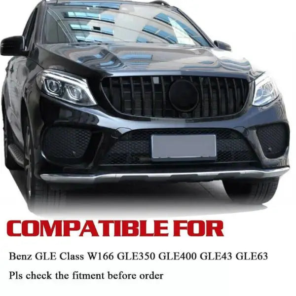 Car Craft Front Bumper Grill Compatible With Mercedes Gle