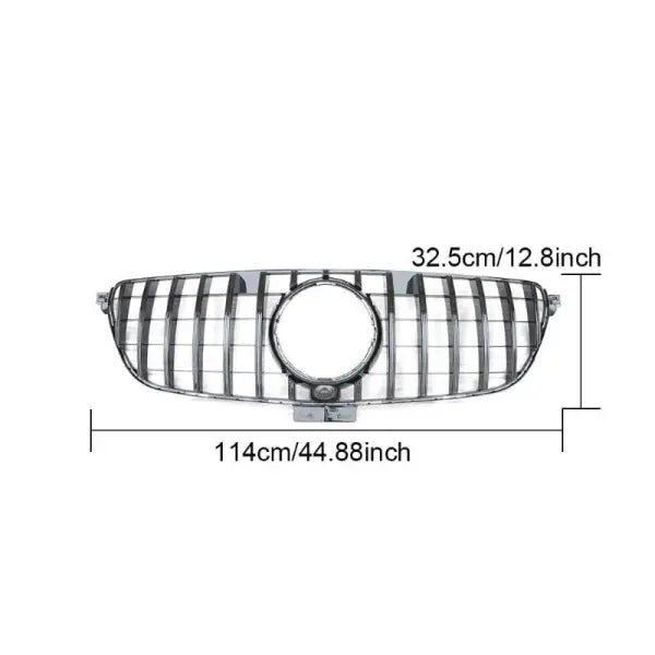 Car Craft Front Bumper Grill Compatible With Mercedes Gle